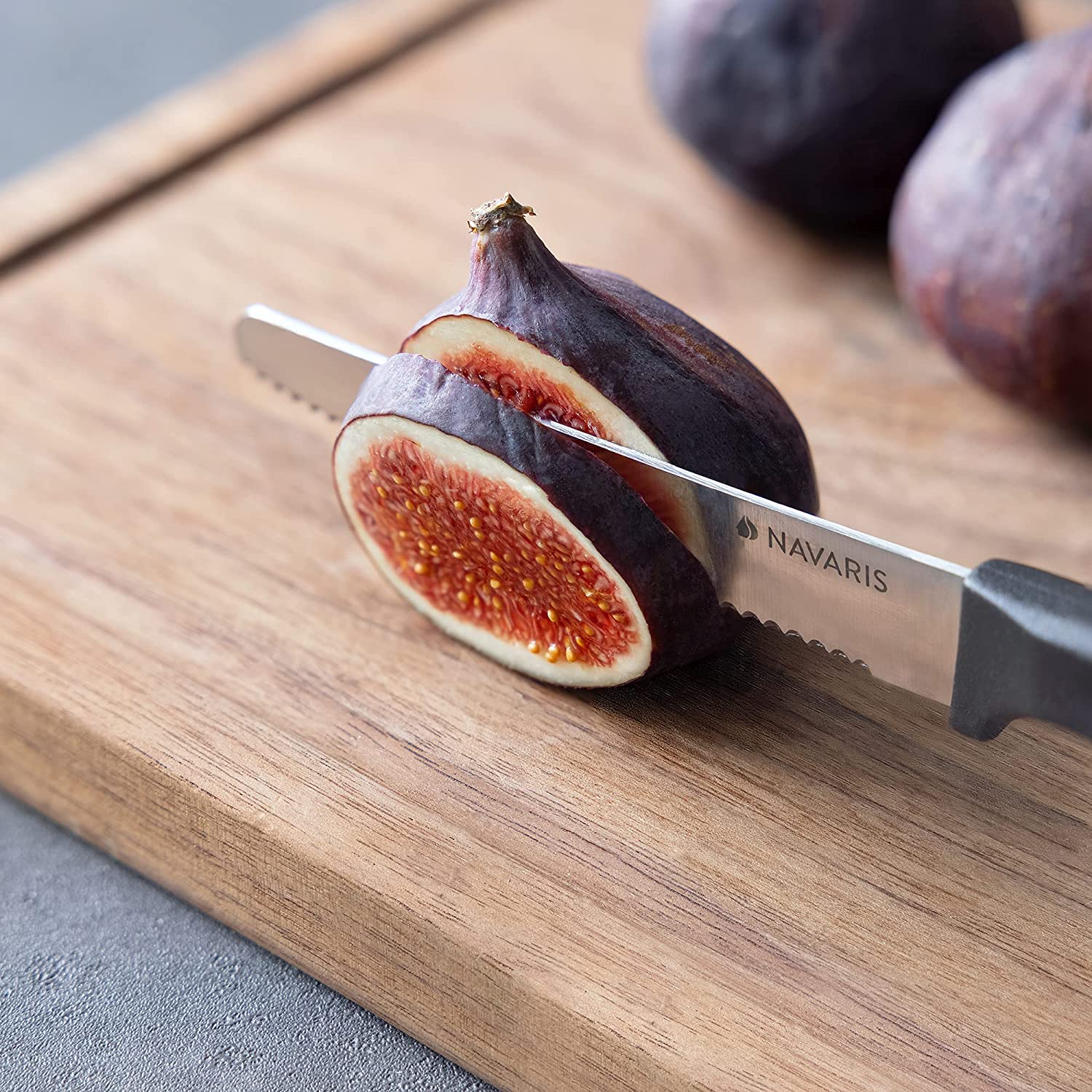 Navaris 6x Piece Knife Σετ με 6 Τεμάχια μαχαιριών - 10,8 cm - Black - 54111.01.06