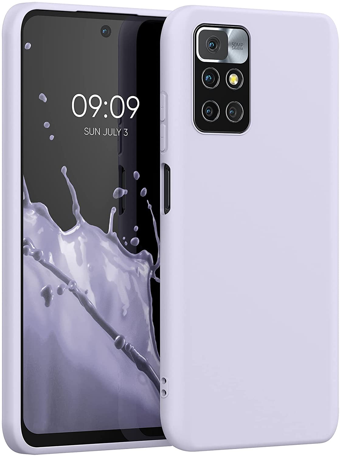 KW Xiaomi Redmi 10 Θήκη Σιλικόνης TPU - Pastel Lavender - 56147.139