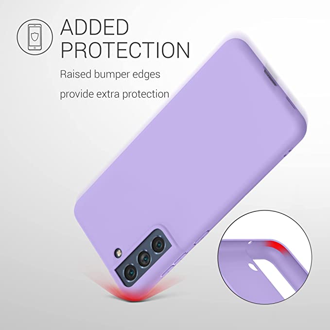 KW Samsung Galaxy S21 FE Θήκη Σιλικόνης TPU - Violet Purple - 55484.222