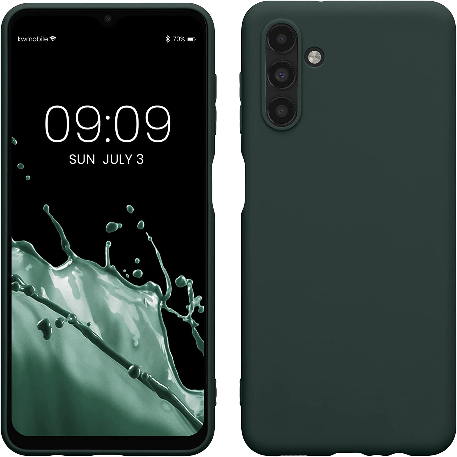 KW Samsung Galaxy A13 5G Θήκη Σιλικόνης TPU - Moss Green - 58919.169