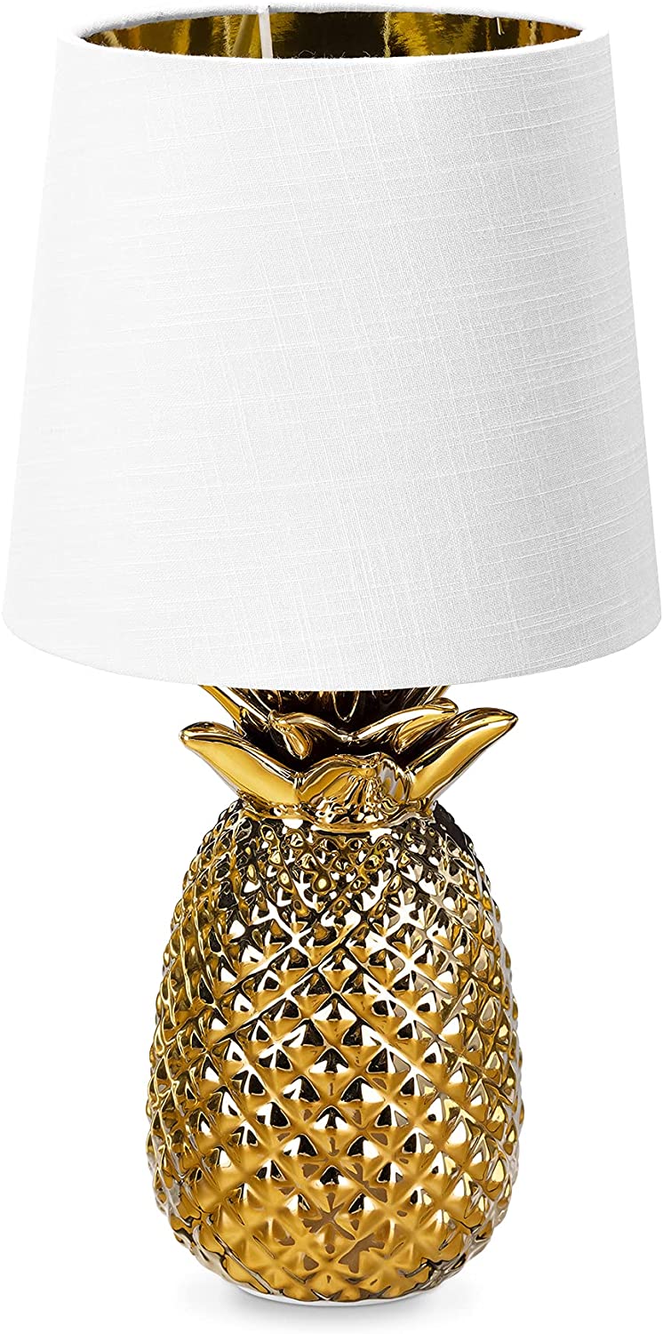 Navaris Desk Lamp Επιτραπέζιο Φωτιστικό - Ανανάς - 35cm - Gold / White - 49150.66.02