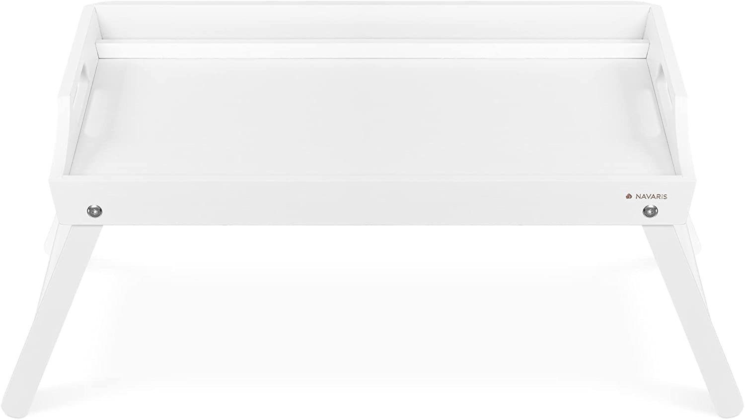 Navaris Ορθογώνιος Δίσκος Σερβιρίσματος από Μπαμπού - White - 54272.02
