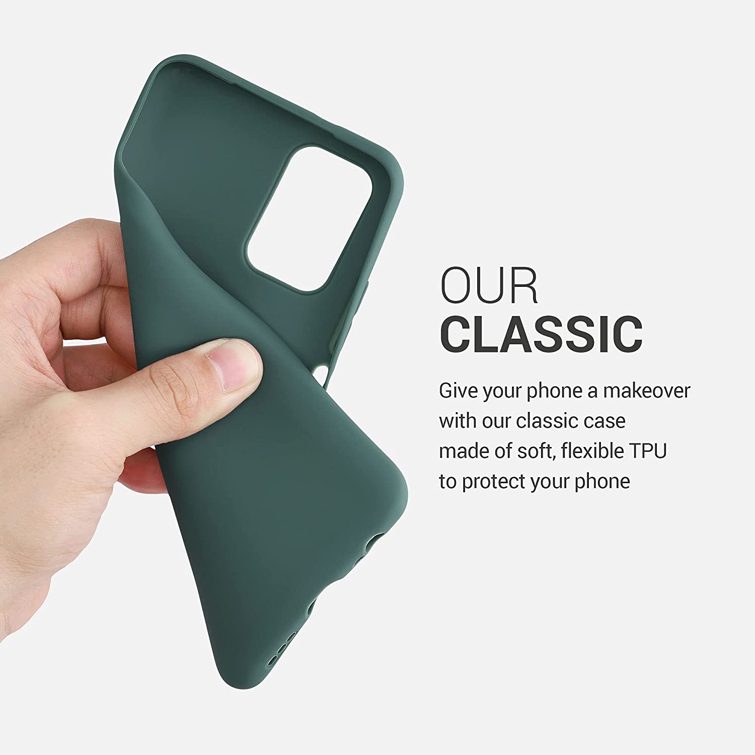 KW Xiaomi Redmi Note 10 / Note 10s / Poco M5s Θήκη Σιλικόνης TPU - Blue Green - 54541.171