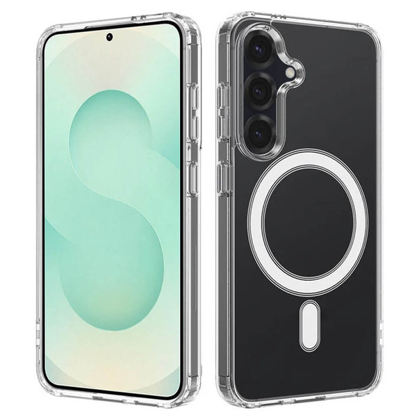 Techsuit Samsung Galaxy S25 Plus - MagSafe Pro - Σκληρή Θήκη με Πλαίσιο Σιλικόνης - Διάφανη