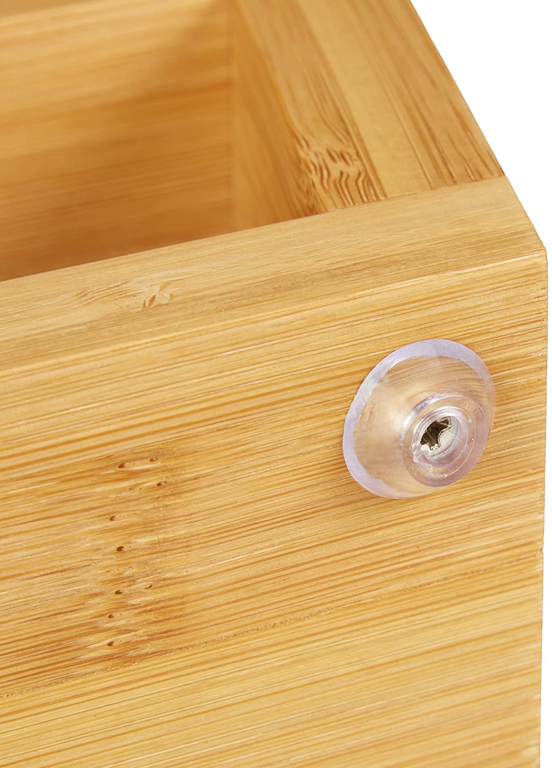 Relaxdays Σετ με 2 Μπολ από Ανοξείδωτο Ατσάλι σε Βάση από Μπαμπού για Κατοικίδια - 300 ml - Natural - 4052025227708