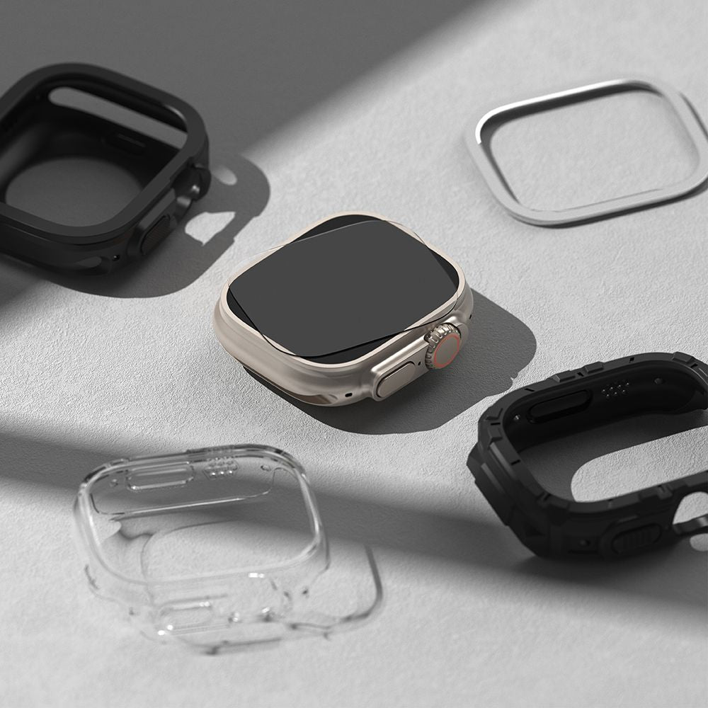 Ringke Προστασία Οθόνης Apple Watch Ultra (1/2/3) - 49mm - ID FC 0.3mm - 2.5D 9H Screen Αντιχαρακτικό Γυαλί Οθόνης - 4 Τεμάχια - Διάφανο