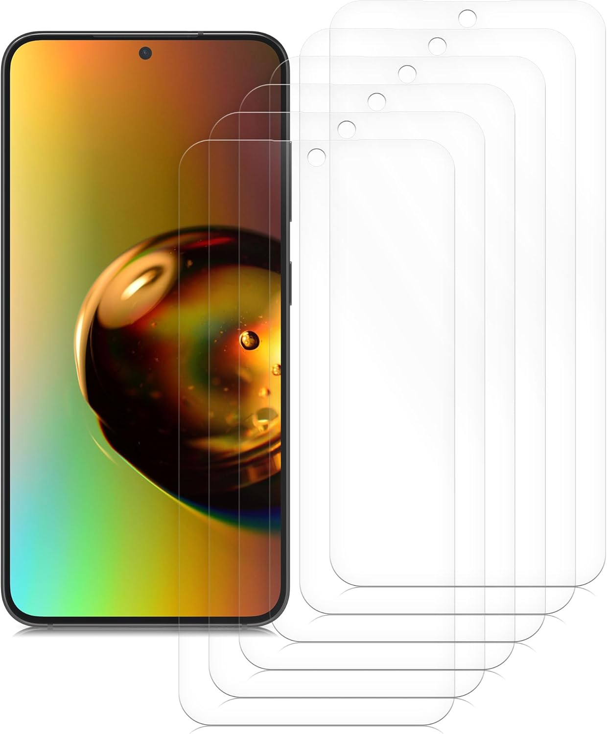 KW Samsung Galaxy S24 FE - Σετ με 6 Μεμβράνες Προστασίας Οθόνης - Διάφανες