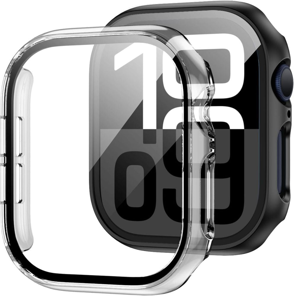 Tech-Protect Θήκη Apple Watch 10/11 - 42mm Defense 360 με Προστασία Οθόνης - Clear