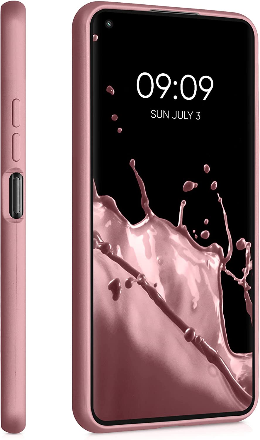 KW Xiaomi Mi 11 Lite / Mi 11 Lite 5G Θήκη Σιλικόνης TPU - Metallic Rose Gold - 54727.31