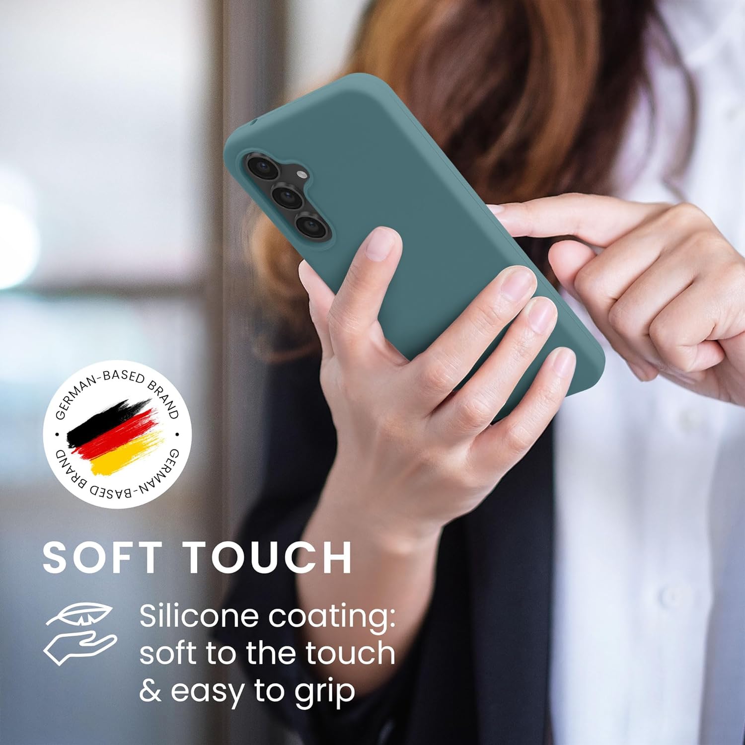 KW Samsung Galaxy S23 FE Θήκη Σιλικόνης Rubberized TPU - Arctic Night