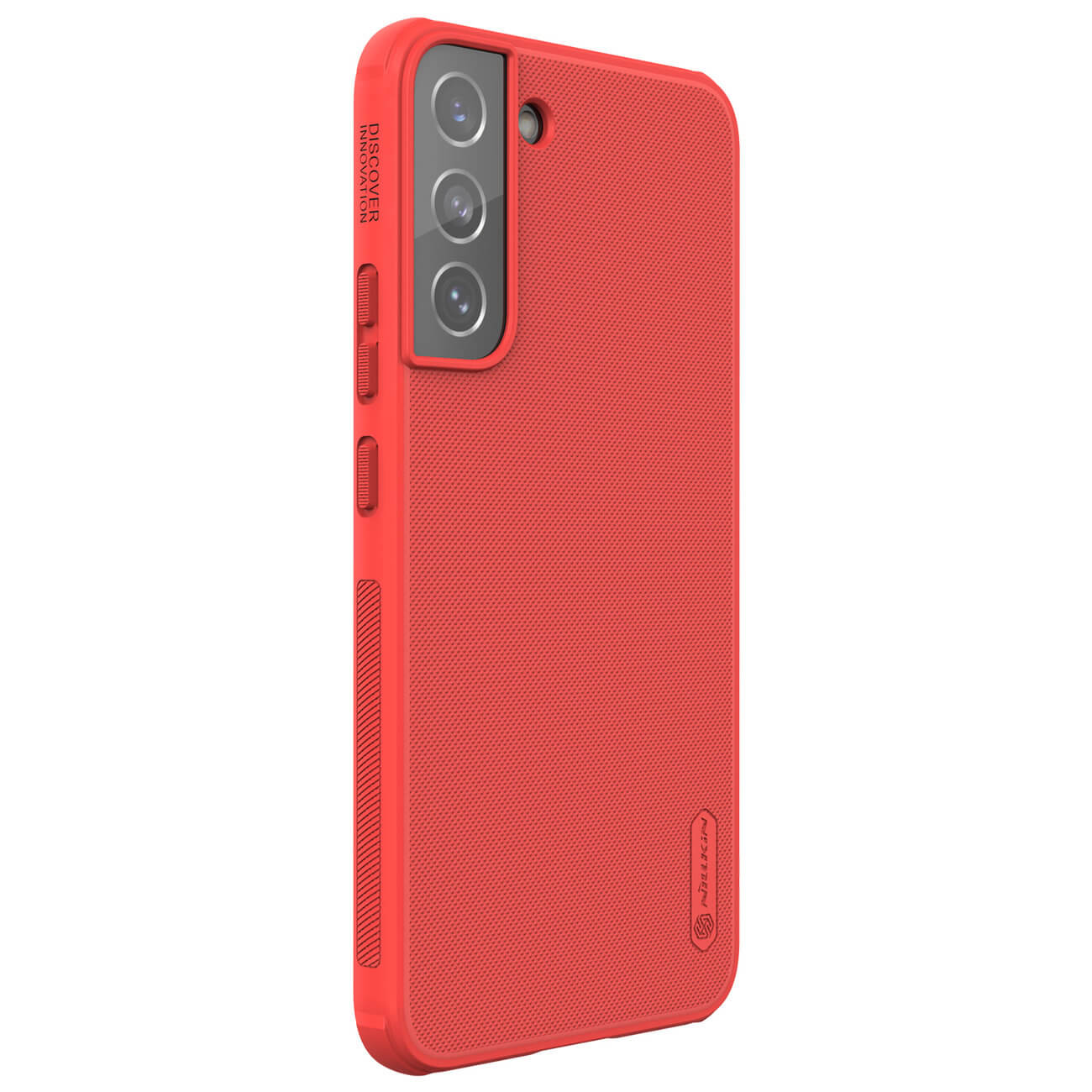 Nillkin Samsung Galaxy S22 Plus Super Frosted Shield Pro Σκληρή Θήκη με Πλαίσιο Σιλικόνης - Red