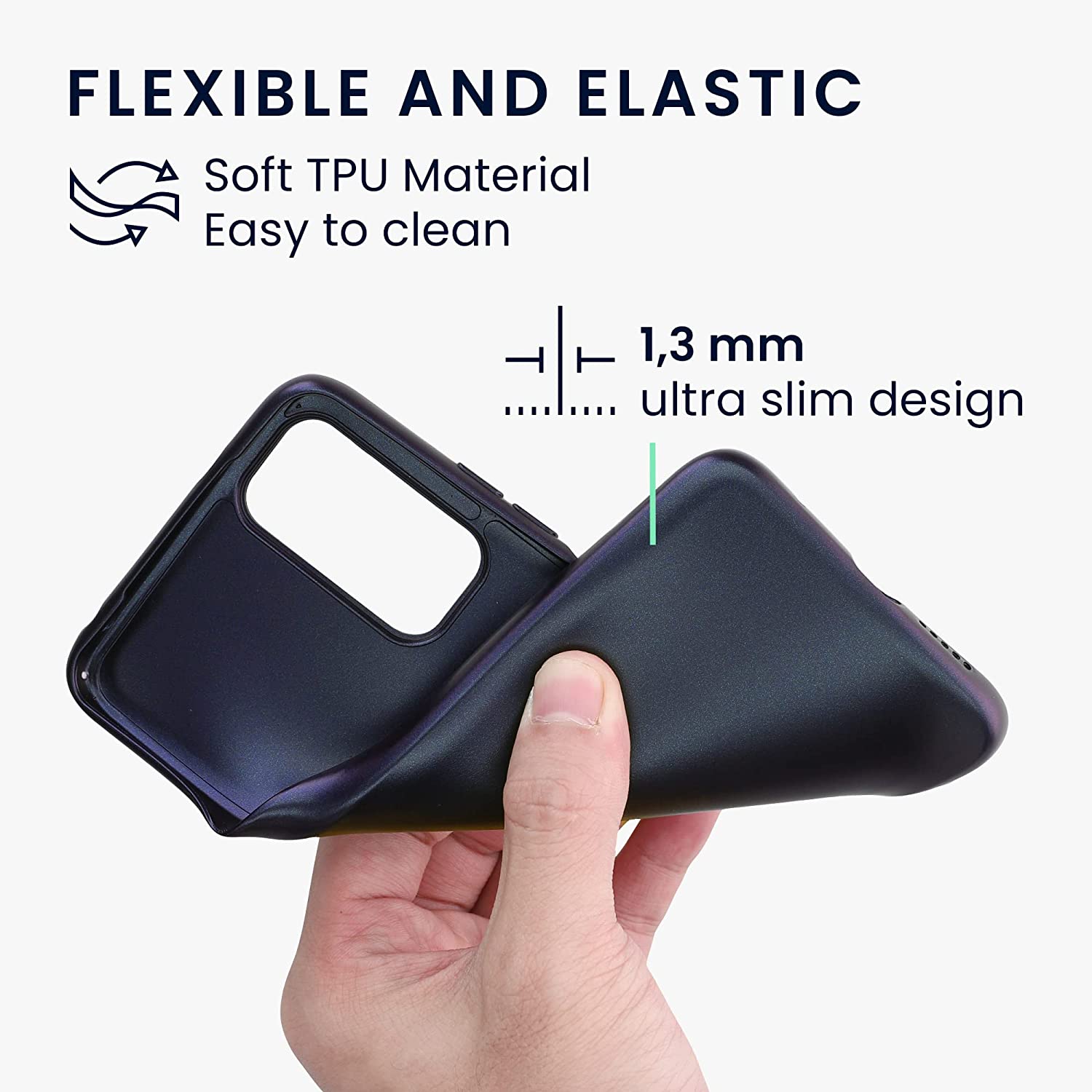 KW Xiaomi Redmi Note 11 / Redmi Note 11S Θήκη Σιλικόνης TPU - Metallic Berry - 57370.115