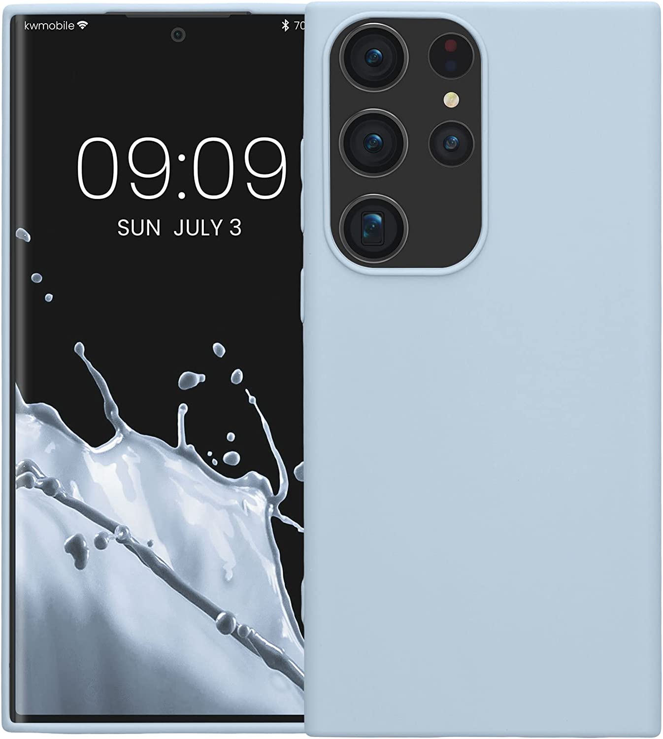 KW Samsung Galaxy S23 Ultra Θήκη Σιλικόνης TPU - Light Blue - 60284.58