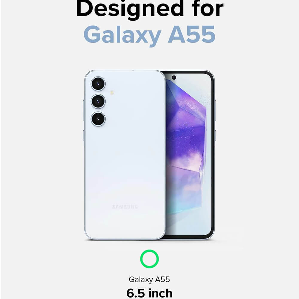 Ringke Samsung Galaxy A55 5G - Fusion - Σκληρή Θήκη με Πλαίσιο Σιλικόνης - Matte Clear