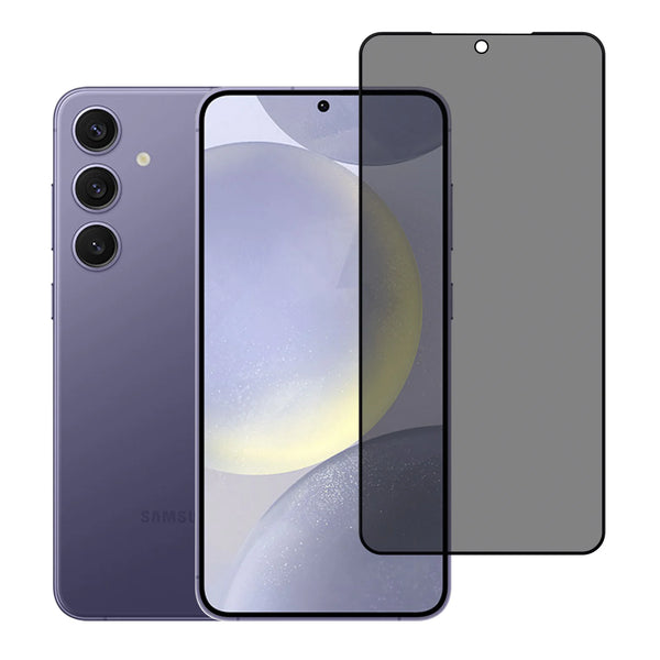 Tuniq Samsung Galaxy S24 Plus - Privacy Προστασία Οθόνης - Full Screen Αντιχαρακτικό Γυαλί Tempered Glass - Μαύρο - likebrands.gr