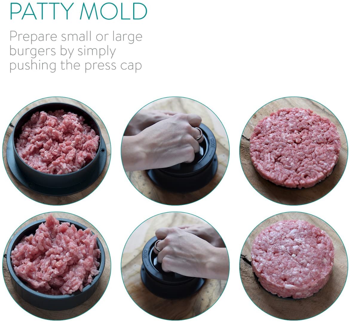 Navaris 3 σε 1 Φόρμα Προετοιμασίας Burger - Black - 44178