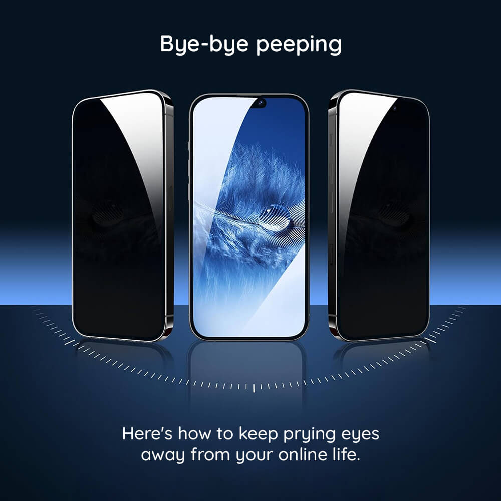 Lito iPhone 15 Plus HD Pro Privacy Αντιχαρακτικό Γυαλί Οθόνης - Black