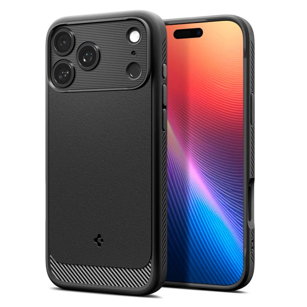 Spigen iPhone 17 Pro - Rugged Armor Mag - Θήκη TPU με MagSafe - Matte Black
