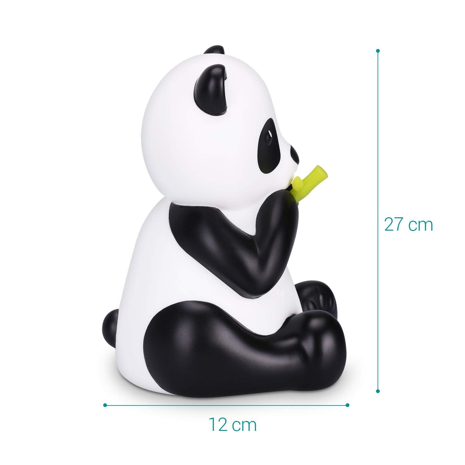 Navaris Night Light for Kids - Φως Νυκτός για Παιδιά - Design Panda - Black / White - 49563.01