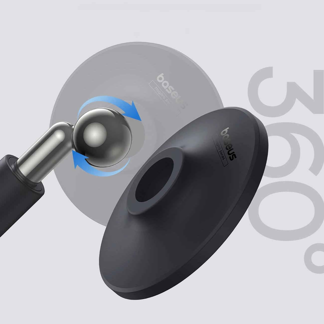 Baseus MagPro Telescopic Μαγνητική Βάση Στήριξης Κινητού - Black
