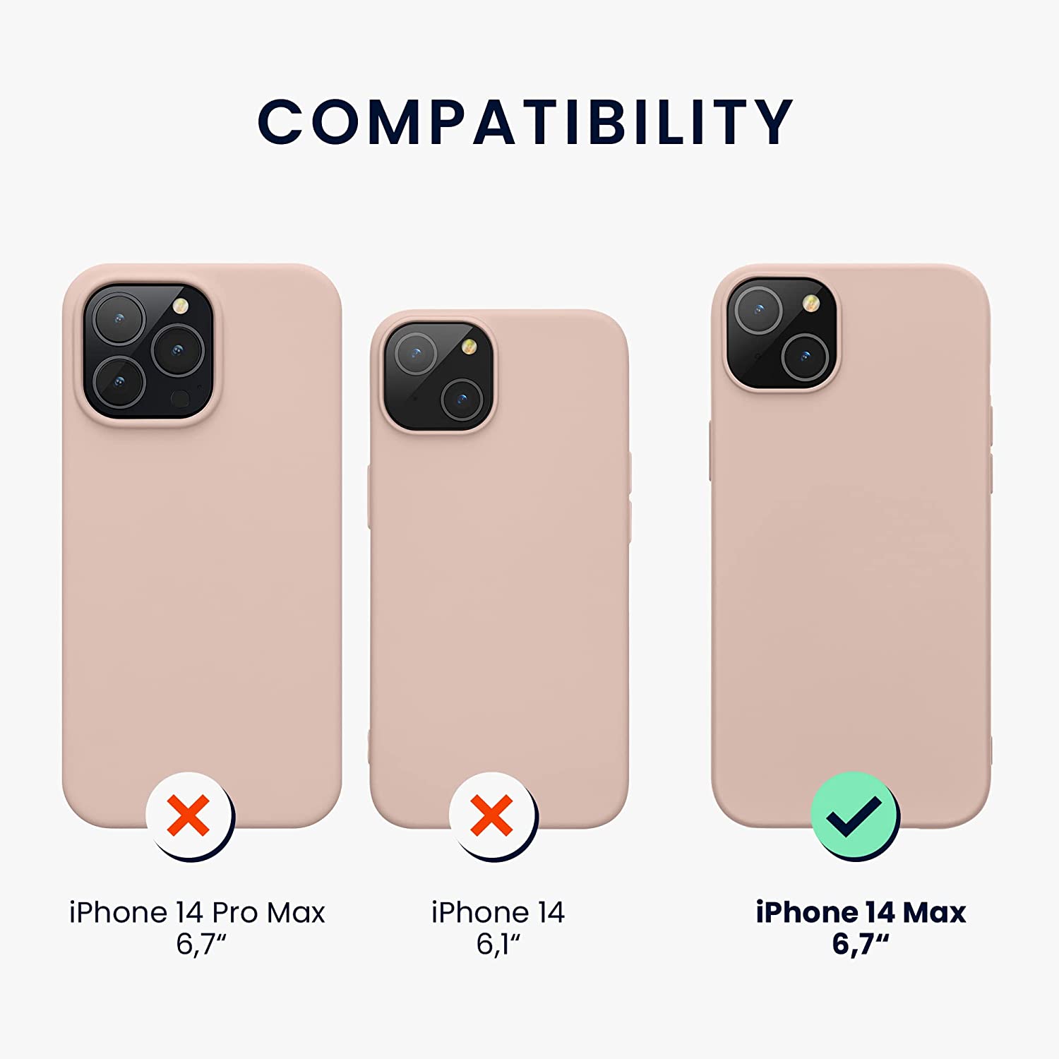 KW iPhone 14 Plus Θήκη Σιλικόνης Rubberized TPU - Coconut Swirl - 59080.225