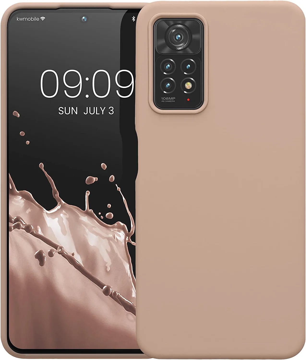 KW Xiaomi Redmi Note 11 Pro / Note 11 Pro 5G Θήκη Σιλικόνης Rubberized TPU - Dusky Pink - 57373.10