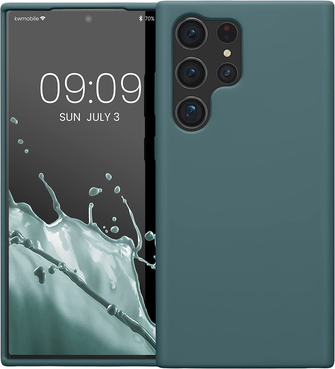 KW Samsung Galaxy S23 Ultra Θήκη Σιλικόνης Rubberized TPU - Arctic Night - 60275.207