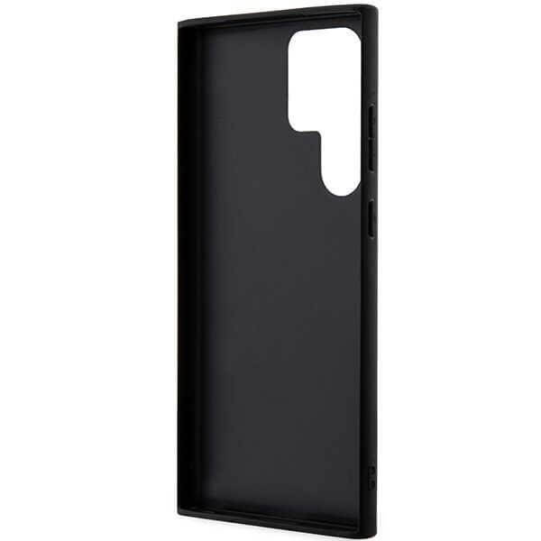 Karl Lagerfeld Samsung Galaxy S23 Ultra - Saffiano Monogram Choupette Σκληρή Θήκη - Black - KLHCS23LSAKLHCPK