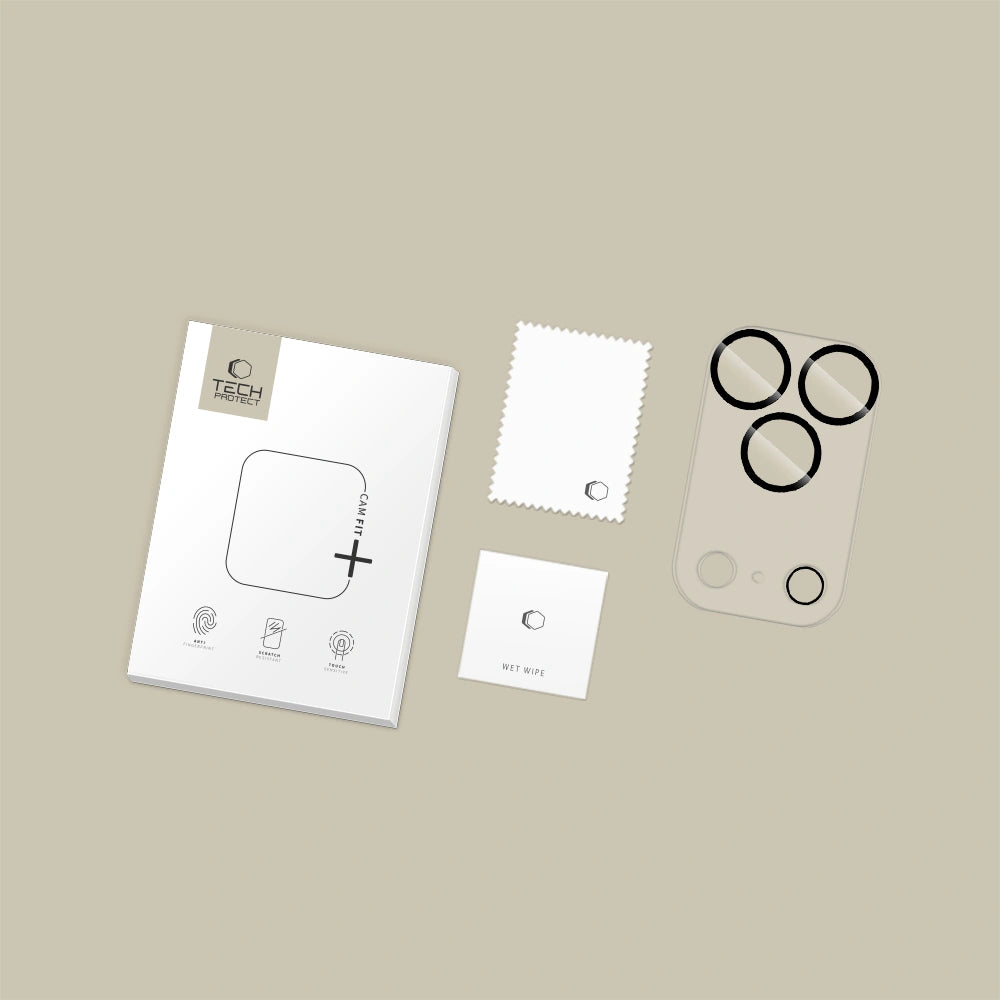 Tech-Protect iPhone 17 Pro Max Cam Fit+ Αντιχαρακτικό Γυαλί για την Κάμερα - Διάφανο