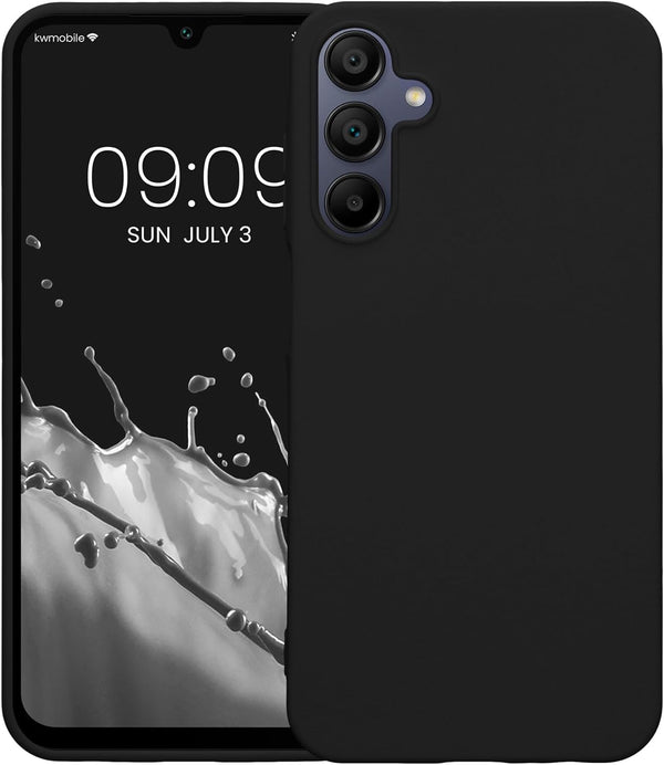 KW Samsung Galaxy A15 4G / A15 5G Θήκη Σιλικόνης TPU - Black - KWM000021MH001C