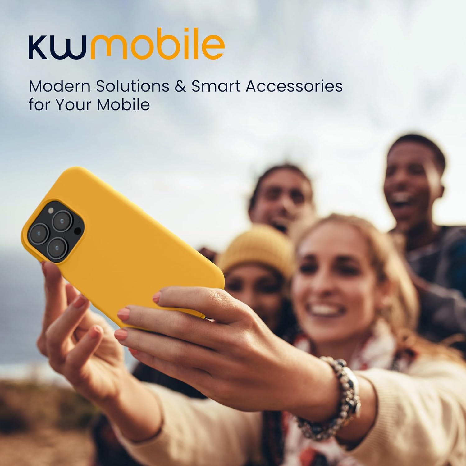 KW iPhone 16 Pro Θήκη Σιλικόνης Rubberized TPU - Mango