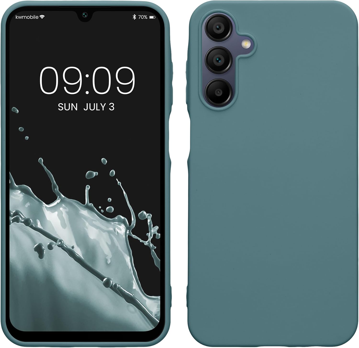 KW Samsung Galaxy A15 4G / A15 5G Λεπτή Θήκη Σιλικόνης TPU - Arctic Night