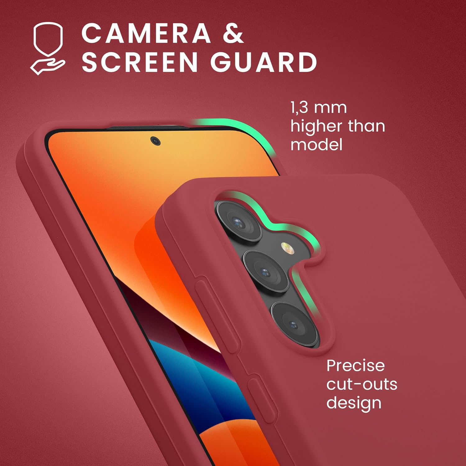 KW Samsung Galaxy S24 Θήκη Σιλικόνης Rubberized TPU - Dark Rose