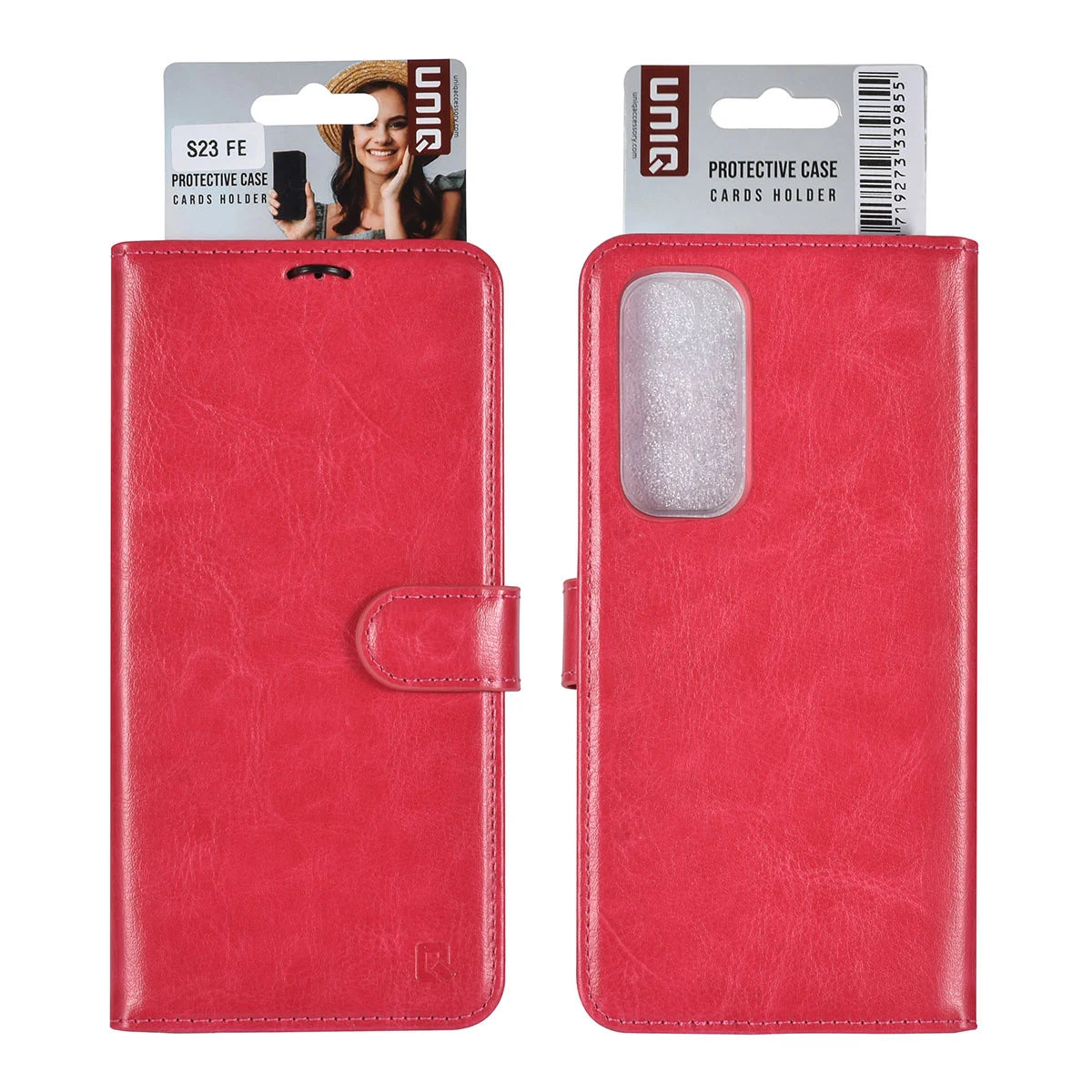Tuniq Samsung Galaxy S23 FE - Θήκη Πορτοφόλι από Δερματίνη - Ροζ