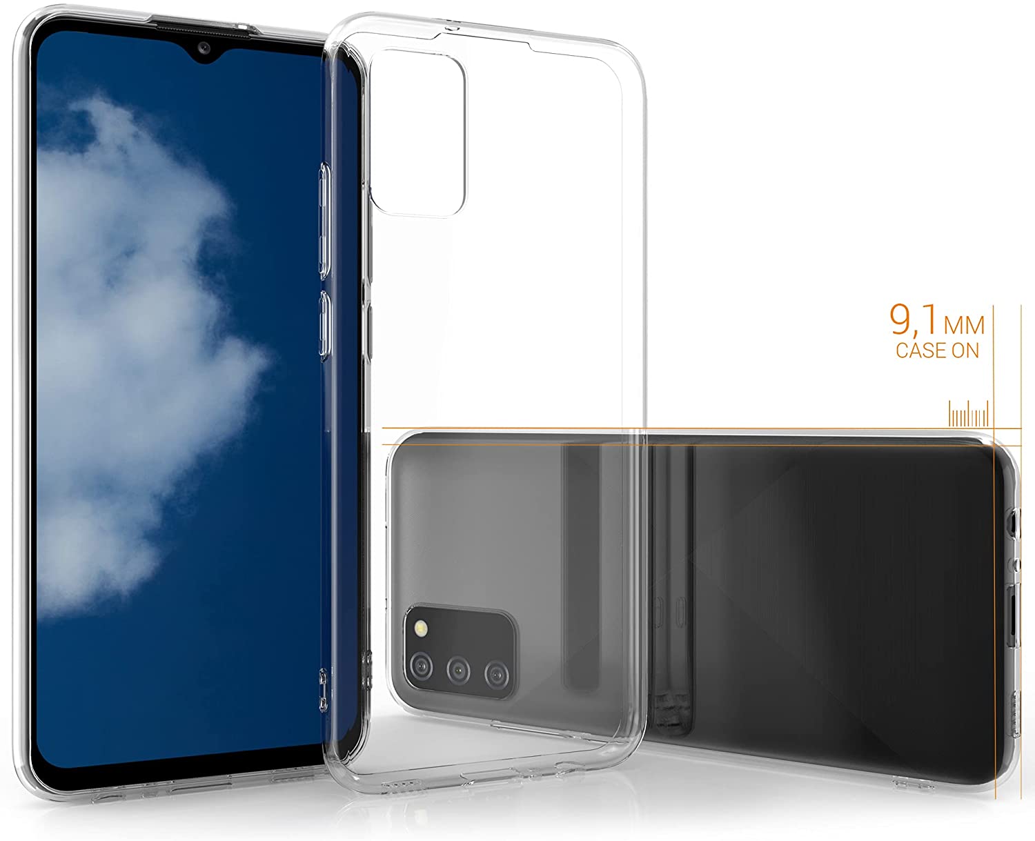 KW Samsung Galaxy A02s Θήκη Σιλικόνης TPU - Διάφανη - 55089.03