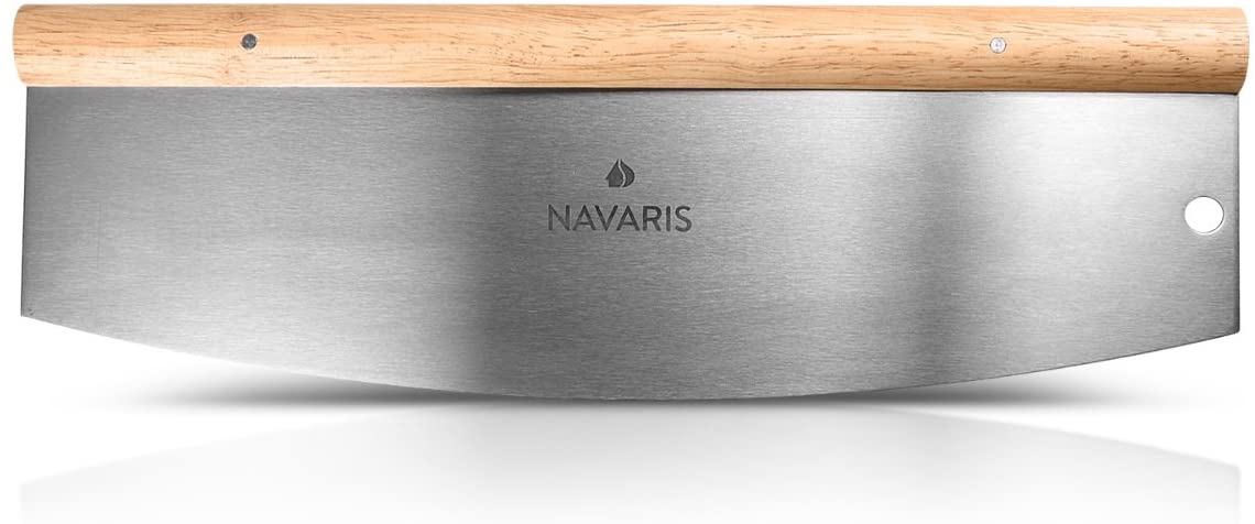 Navaris Μαχαίρι για Πίτσα από Ανοδείδωτο Ατσάλι - 35 cm - Brown - 44350.01