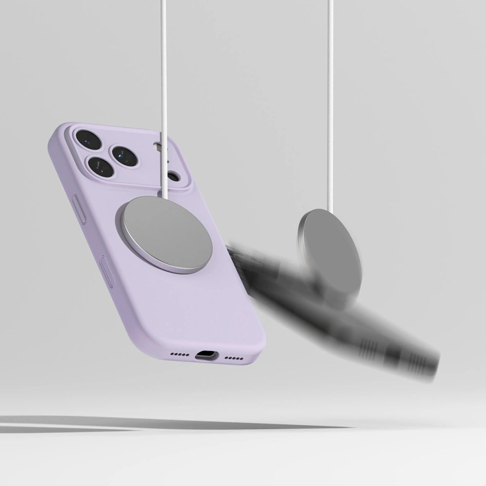 Ringke iPhone 17 Pro - Silicone Magnetic MagSafe - Θήκη Σιλικόνης με MagSafe - Light Purple