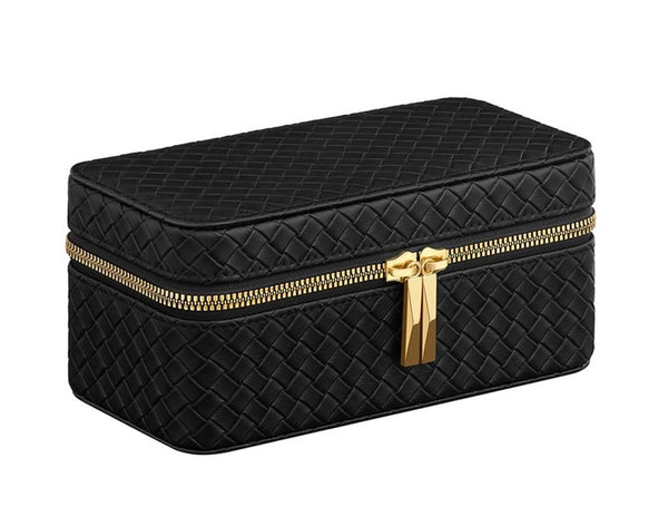 Songmics Κουτί Αποθήκευσης Pολογιών Ταξιδίου - Ink Black / Slate Grey - JWB017G01