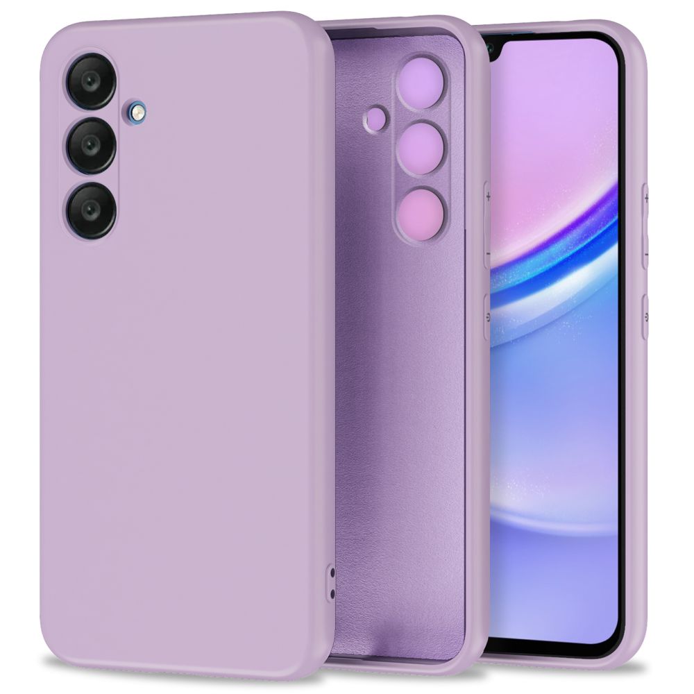 Tech-Protect Samsung Galaxy A15 4G / A15 5G Icon Θήκη Σιλικόνης Rubber TPU - Violet