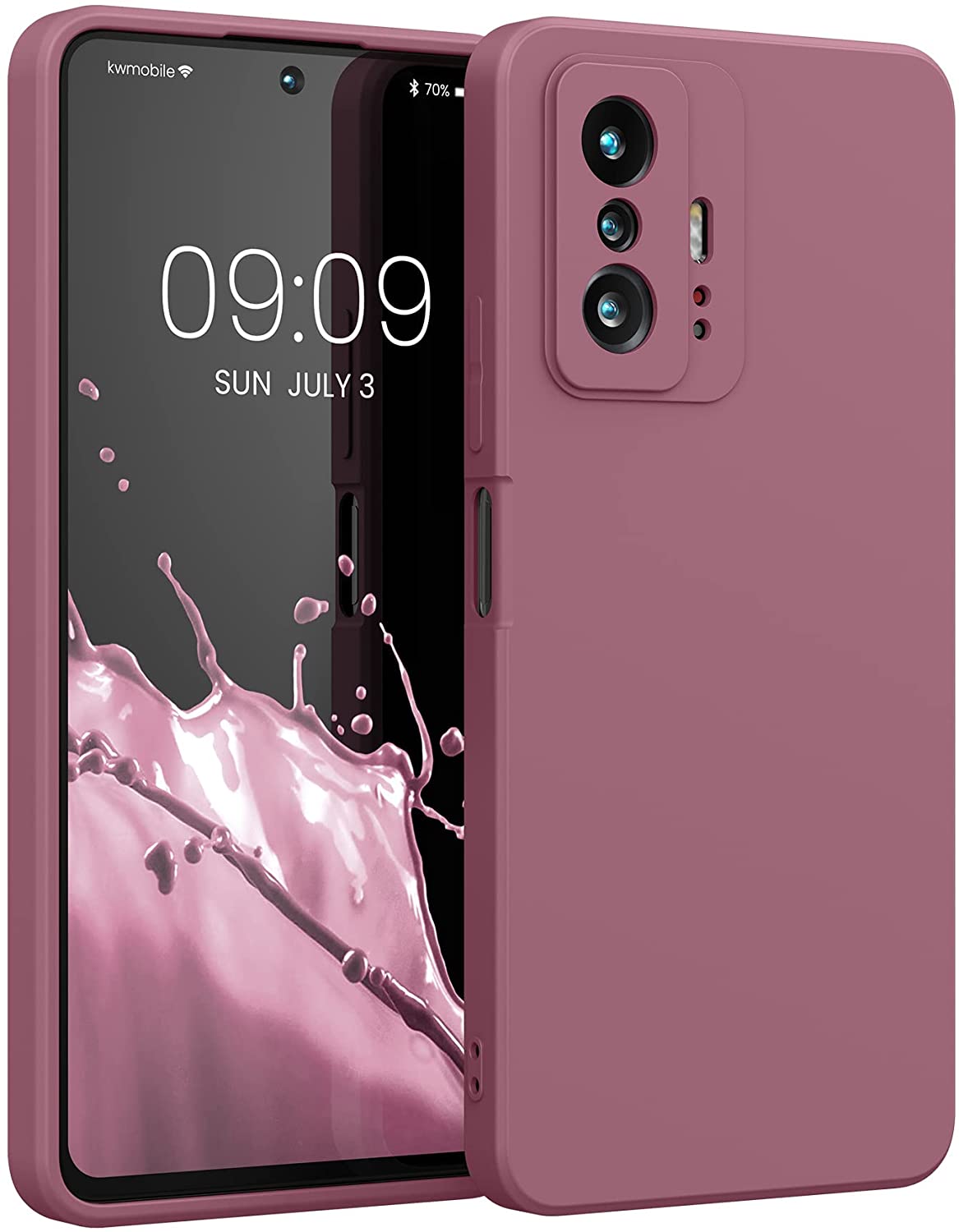 KW Xiaomi 11T / 11T Pro Θήκη Σιλικόνης Rubberized TPU - Deep Rusty Rose - 56573.167