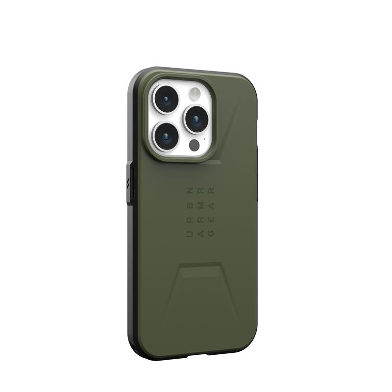 UAG iPhone 15 Pro Civilian MagSafe Σκληρή Θήκη με MagSafe - Olive Drab
