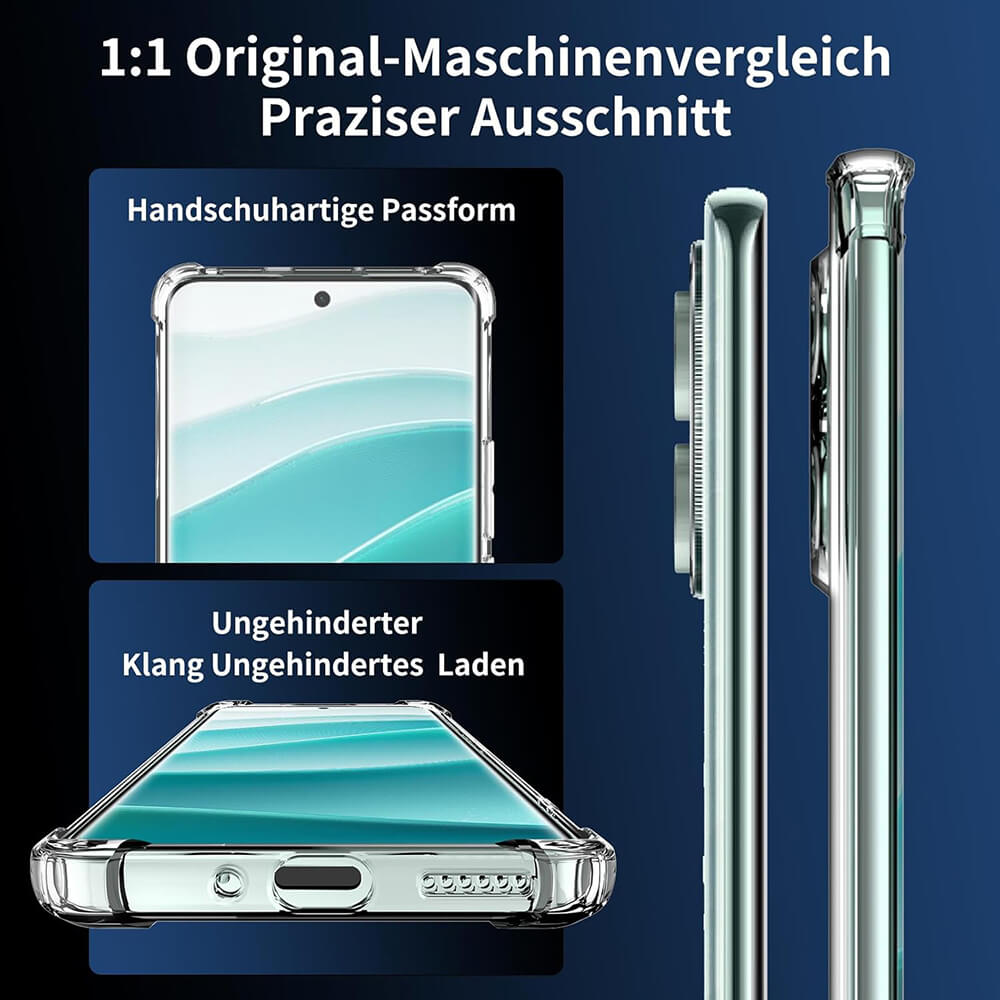 Techsuit Xiaomi Redmi Note 14 Pro 4G - Shockproof Clear Silicone MagSafe - Θήκη Σιλικόνης με Ενισχυμένες Γωνίες - Clear