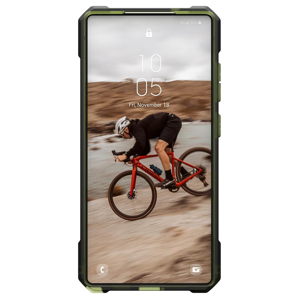 UAG Samsung Galaxy S25 Ultra Essential Armor MagSafe Θήκη Σιλικόνης TPU με MagSafe - Olive Drab