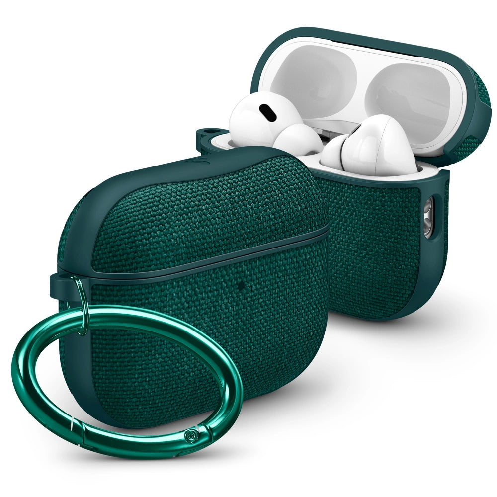 Spigen AirPods Pro 3 Θήκη από Σιλικόνη και Ύφασμα - Urban Fit - Midnight Green