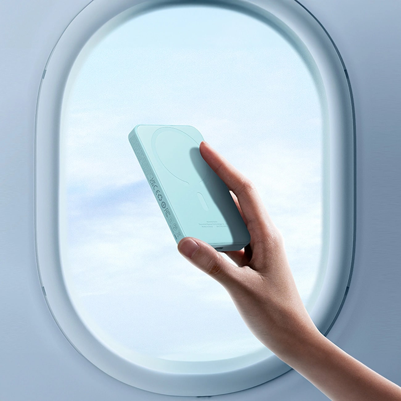 Baseus Magnetic Mini Ασύρματο MagSafe PowerBank 5000mAh 20W με Καλώδιο Type-C to Type-C - Blue - P10022107313-00