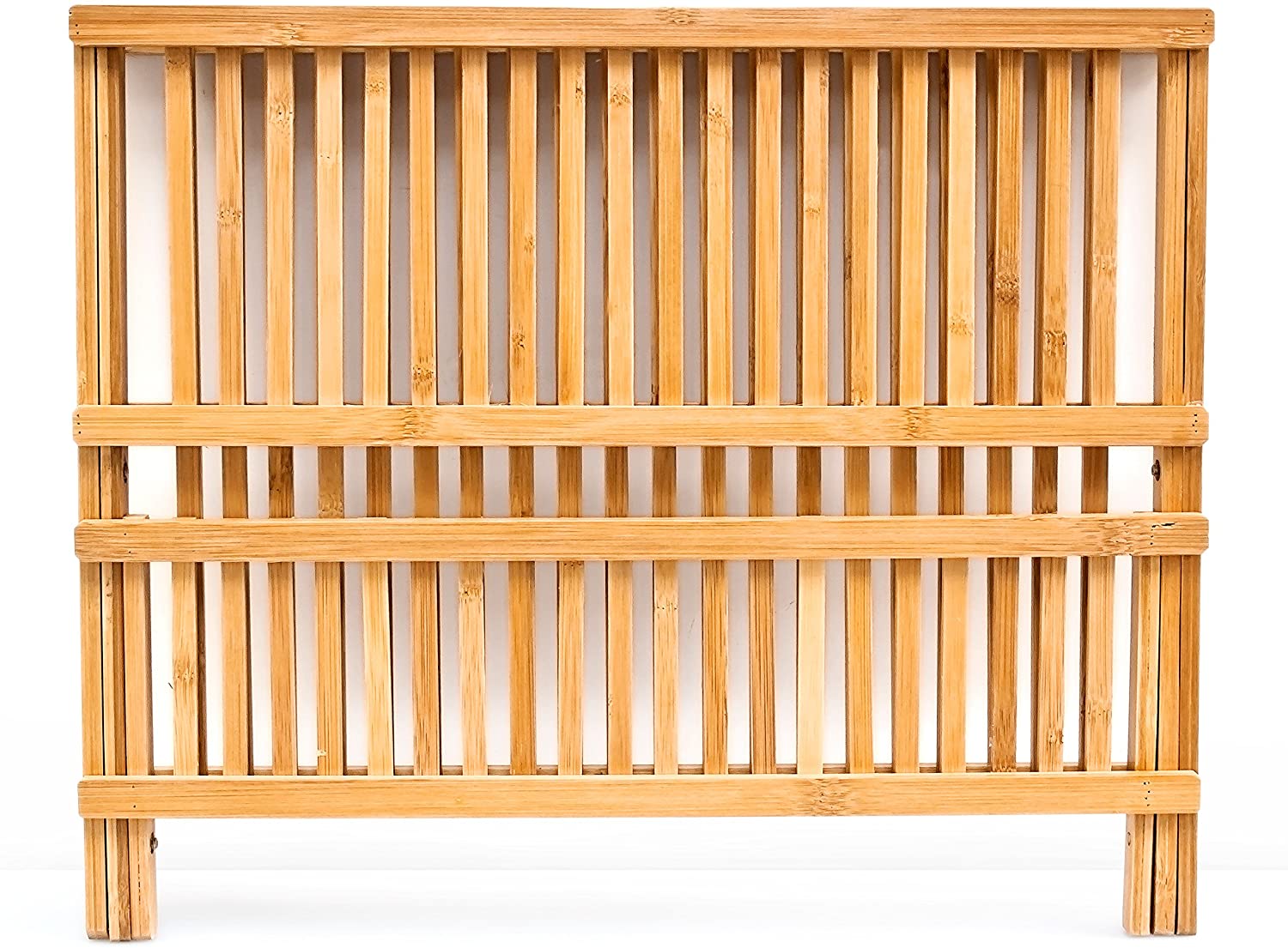 Relaxdays Στεγνωτήριο Πιάτων από Μπαμπού - Brown - 4052025140731