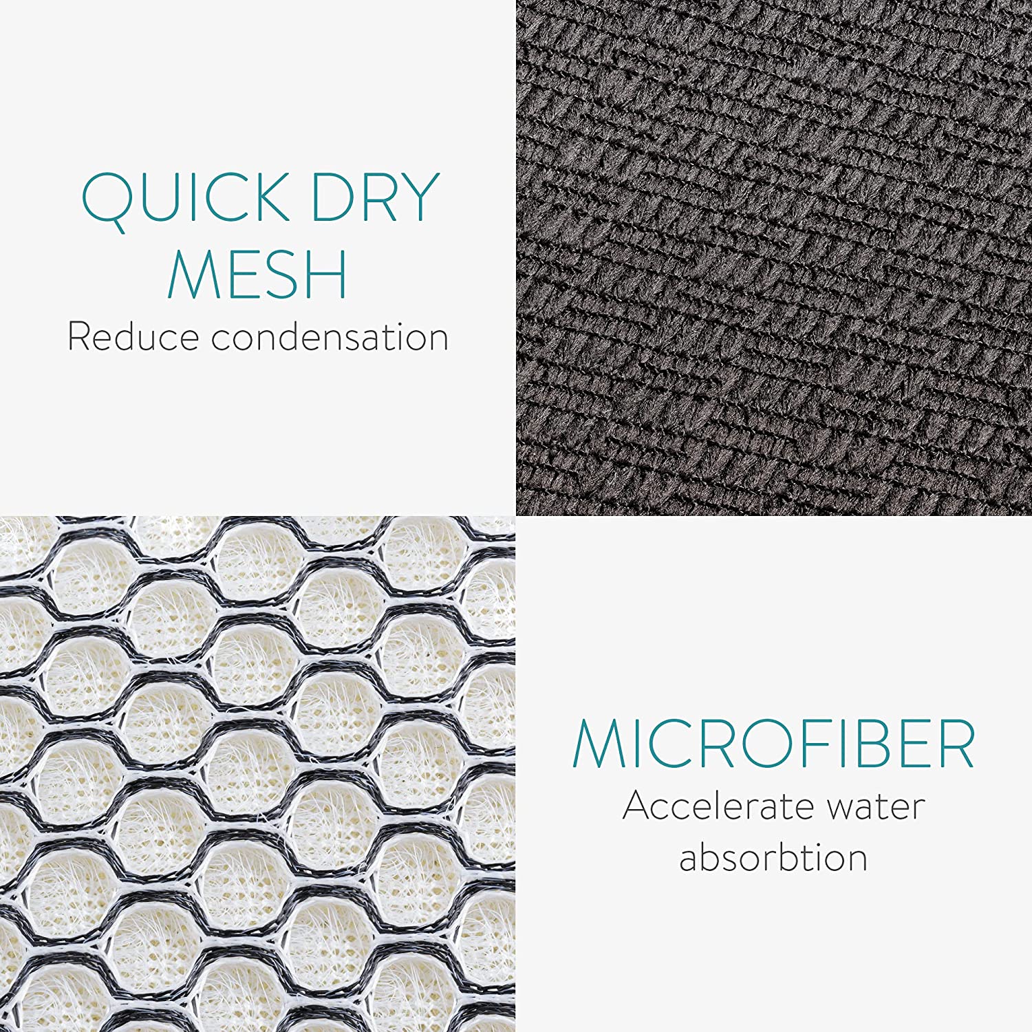 Navaris Χαλάκι Στεγνώματος Πιάτων / Ποτηριών - Αnthracite - 54078.01