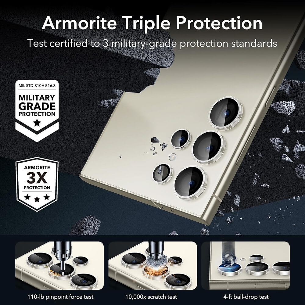 ESR Samsung Galaxy S24 Ultra Camera Lens Αντιχαρακτικό Γυαλί για την Κάμερα - 2 Τεμάχια - Διάφανο