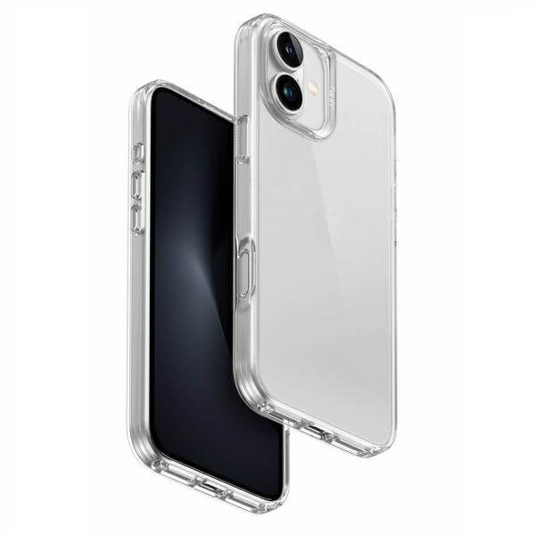 Uniq iPhone 16 Plus Air Fender Σκληρή Θήκη με Πλαίσιο Σιλικόνης - Διάφανη