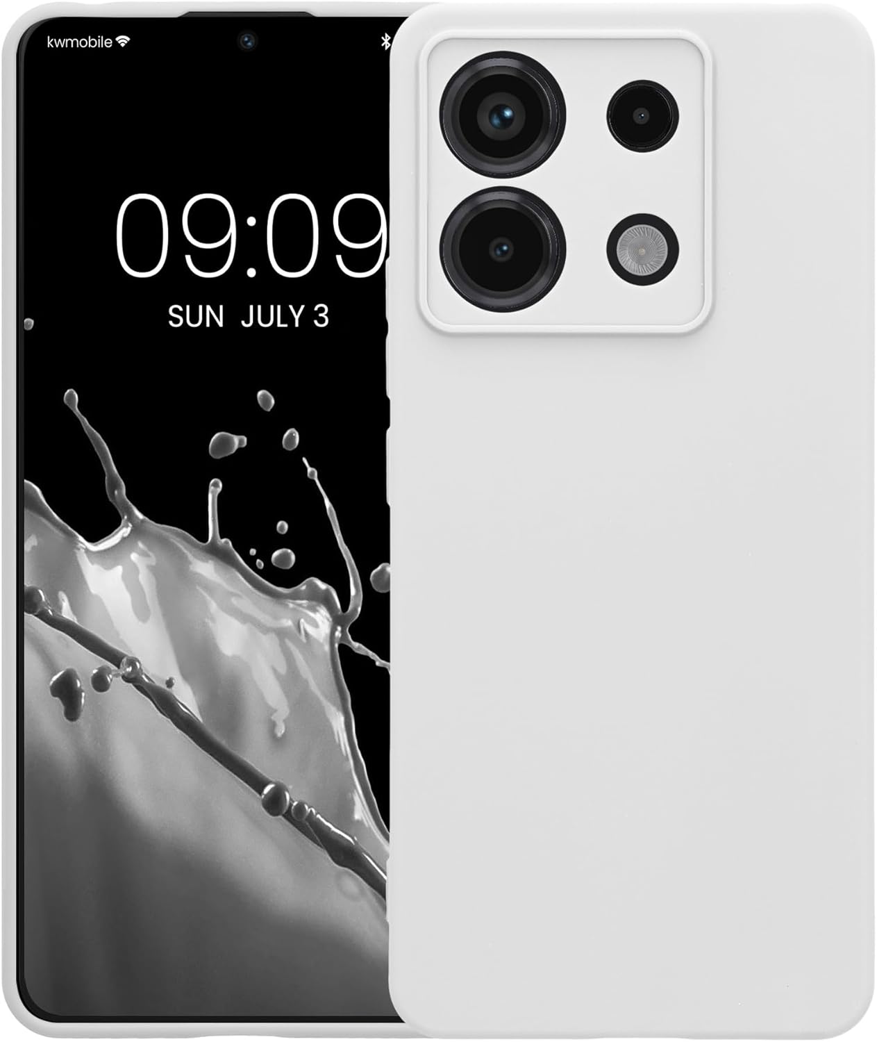 KW Xiaomi Redmi Note 13 Pro 5G / Poco X6 5G Θήκη Σιλικόνης TPU - Matte White
